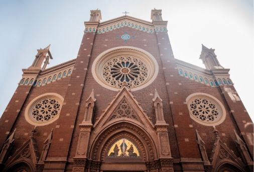 Exterior of church building