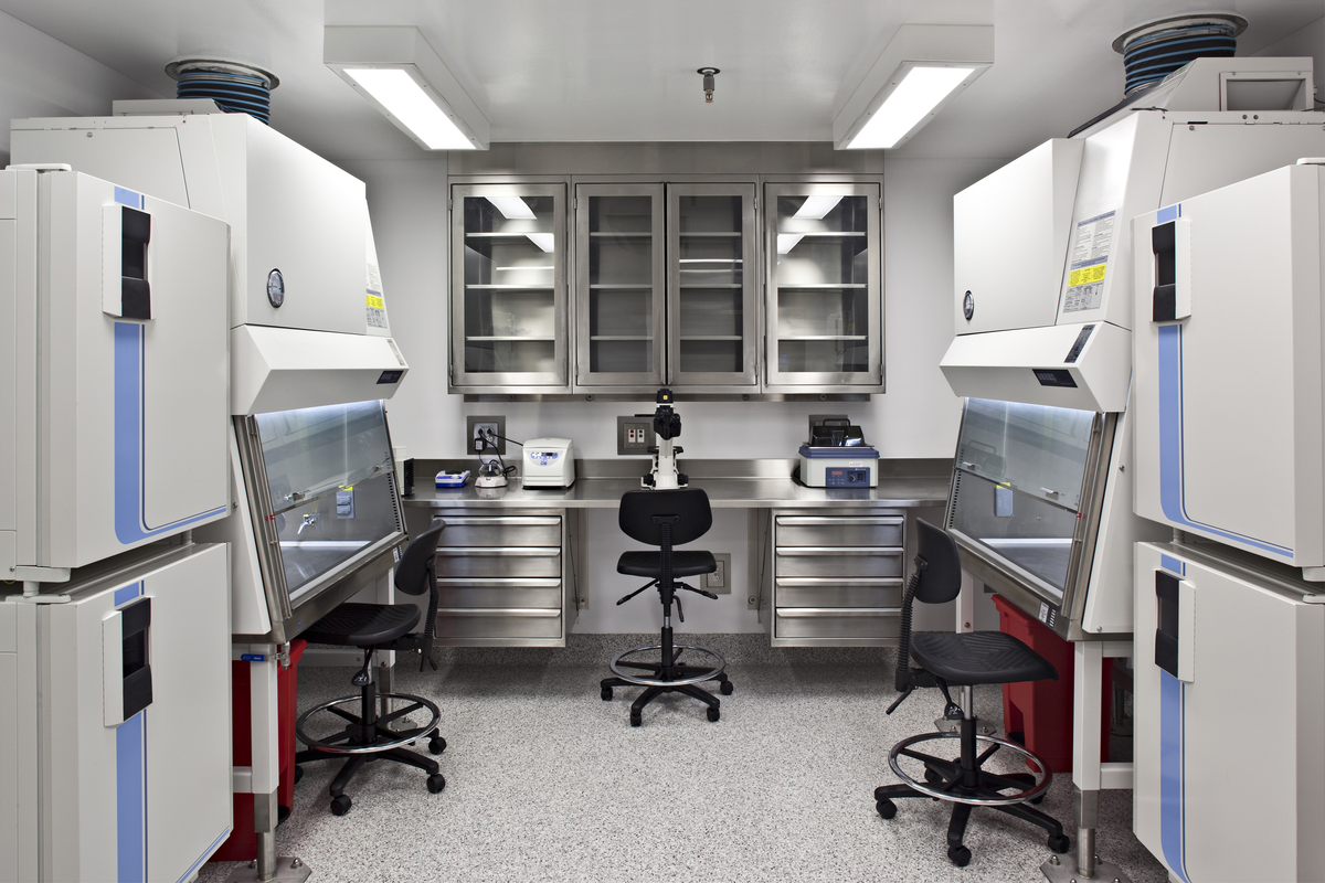 interior of research lab